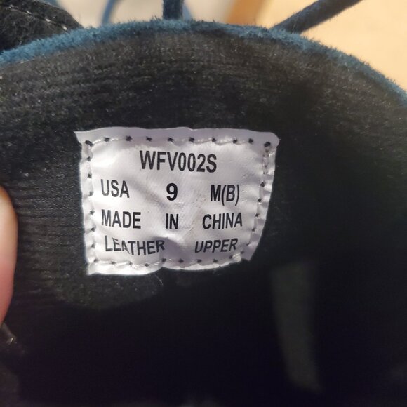 PROPET Delaney Side Zip Waterproof Blue Suede Ankle Boots - Picture 4 of 5